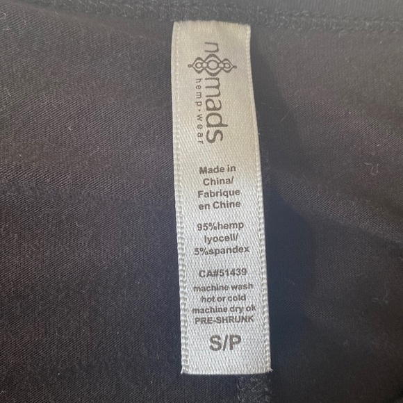 Nomads Hempwear Memory Tee Black S - Picture 6 of 6